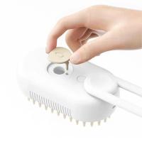 Cepillo De Peluquería Para Perros Y Gatos Eléctrico Con Humo 3 En 1 Cepillo De Masaje Para Animales Elimina Enredos Y Pelo Muerto - details 7