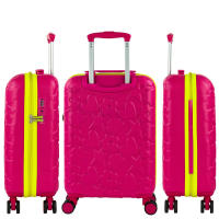Agatha Ruiz de la Prada - Set de Maletas Iconic Fucsia - Diseño Troquelado, RPO Resistente, Candado TSA y Ruedas 360° - details 2