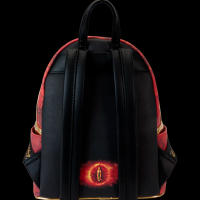 LOUNGEFLY Mochila Señor de los ANillos Lord of the Rings hombre mujer  Anillo Único Brilla en la oscuridad Tierra M edia Mapa Sauron - details 2