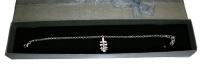 PULSERA PLATA DE LEY con CRUZ de CARAVACA 17 a 19 cm por cadena de alargue y Estuche Regalo - details 3