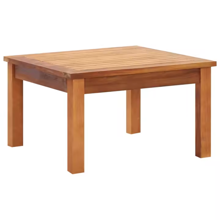 Mesa de Centro de Jardín Madera maciza de Acacia 60x60x36 cm - 1