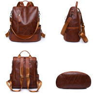 Mochila Antirrobo Para Mujer Diseño Casual Multifuncional Bolsa De Viaje Con Múltiples Bolsillos Adecuada Para Exterior Y Deporte - details 2
