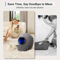ELS PET Arenero Autolimpiable Para Gatos, Arenero Gatos Cubierto Con Gran Capacidad y con Control de App 60L - details 0