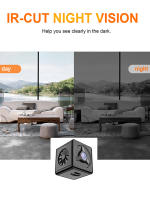 Cámara Inteligente HD Inalámbrica WIFI Vigilancia Cámara De Red Visión Nocturna HD Para El Hogar Con Zoom Óptico 4MP Mini Camera IP - details 2