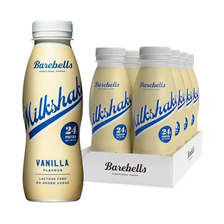 Pack 8x Batidos de Proteínas 330ML  Sabor Vainilla  Alto Contenido de Proteína  Sin Azúcares Añadidos  Ideal para Deportistas  Barebells - 1