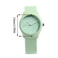 Reloj De Cuarzo Para Niños Y Niñas 36mm Color Caramelo Resistente Al Agua Con Correa De Silicona Moda Y Casual Para Estudiantes - details 31