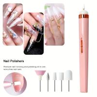 Máquina De Uñas Eléctrica Con 15 En 1 Y Luz Mini Herramientas De Manicura Eléctricas Para Eliminación De Gel Portátil Y Artísticas - details 8