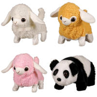 Muñeco De Peluche Interactivo Électrico De Oveja Y Panda Kawaii Juguetes Simulación De Caminar Animales Rellenos De Poliéster Regalos Para Niños - details 1