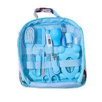 Bolsa para el cuidado del bebé, aspirador nasal determinado, cortauñas, termómetro, sistema de limpieza diaria de 13 piezas
paquete de ayuda, azul - details 0