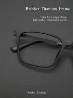Gafas Antiglareante De Luz Azul Ultraligera Y Cómodas TR90 Para Hombre Y Mujer Marco Cuadrado Retro De Negocios Ópticas Unisex - details 3