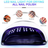 Secador De Uñas Profesional Con Lámpara UV 72 Lámparas LED Para Manicura Con Gel En Casa Y Salón Herramientas De Uñas - details 1