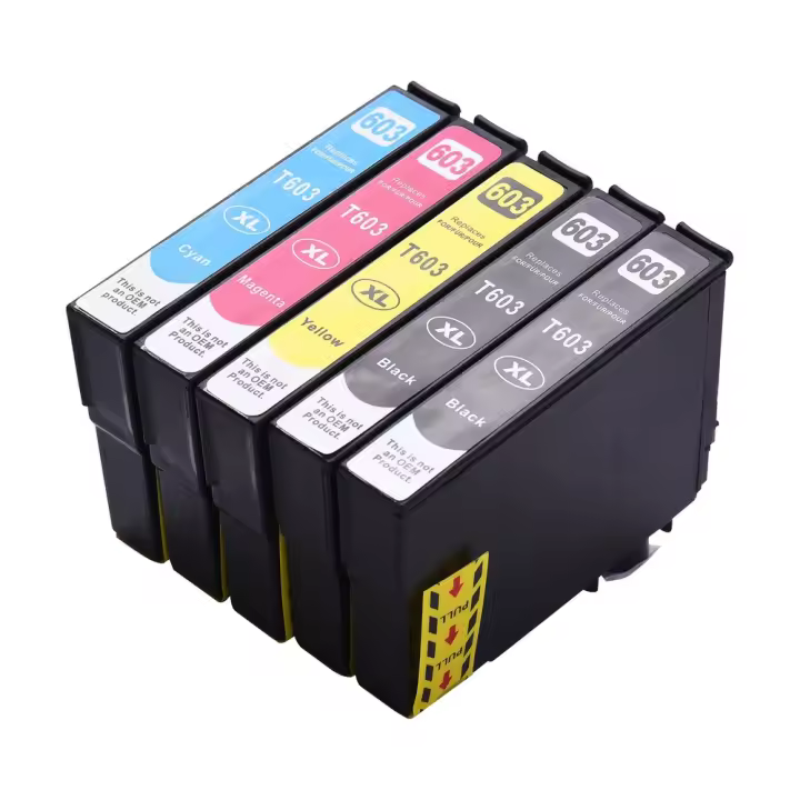 5x Cartuchos de tinta compatibles Epson 603XL 603 XL para Epson XP2100, XP2105, XP3100, XP3105, XP4100, XP4105, XP4150, XP4155, WF2820, WF2830, WF2835, WF2845, WF2870 - 1
