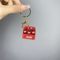 Llavero De Moda Coreana Con Botella De Vidrio Simulación Resina Para Mujeres Colgante De Joyería Pendiente Regalo Souvenir - details 3