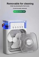 Ventilador Portátil 3 En 1 Humidificador Luz Nocturna Mini Aire Acondicionado Portátil Para El Hogar Con Control Remoto Y Luz LED - details 6