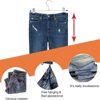 10pcs Gancho Para Ropa Antideslizante Multiusos Para Secado De Ropa Y Falda Clip Para Armario Racks De Pantalones a Prueba De Viento - details 3