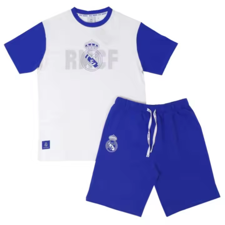 Pijama Real Madrid Blanco y Azul Adulto 76353 - 1