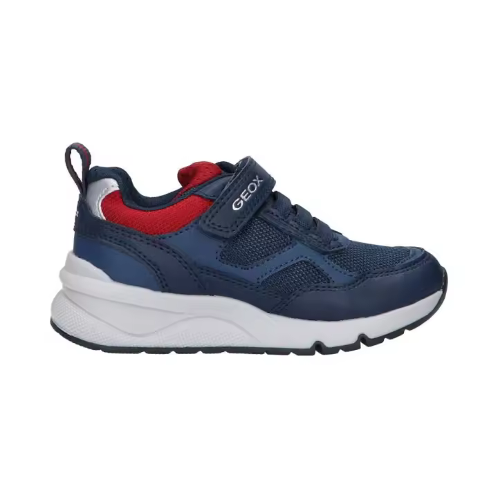 Zapatillas deporte de Hombre y Niño GEOX J26H0B 0FU54 J ROONER BOY C4244 NAVY-DK RED - 1