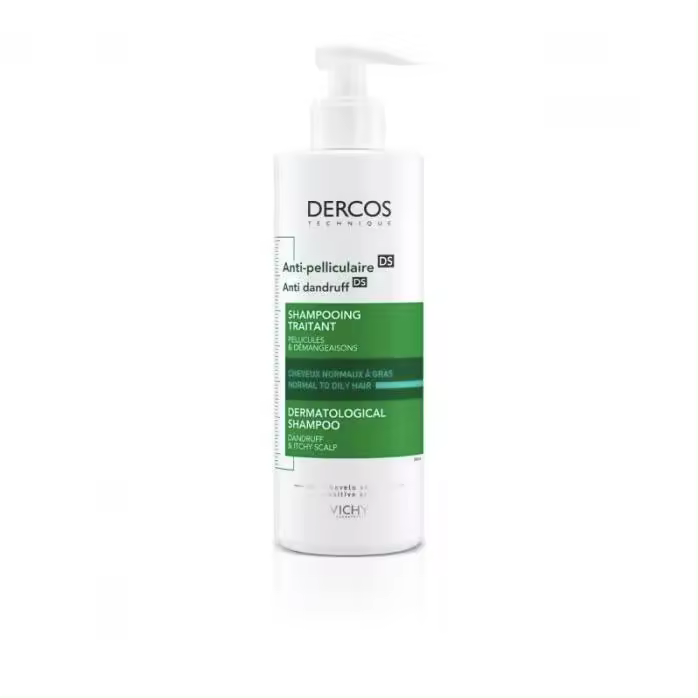 DERCOS Champú Anticaspa Cabello Normal a Graso 400ml - 1