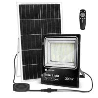Foco proyector LED solar con mando a distancia,300W,6500K luz blanca.Resistente al agua IP66.Perfectos para interior y exterior jardín,patios,caminos o garajes, aigostar - details 2