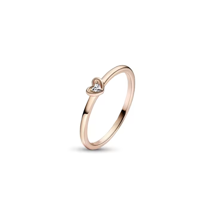 Anillo Pandora rosa Corazón Radiante 182495C01 - 1