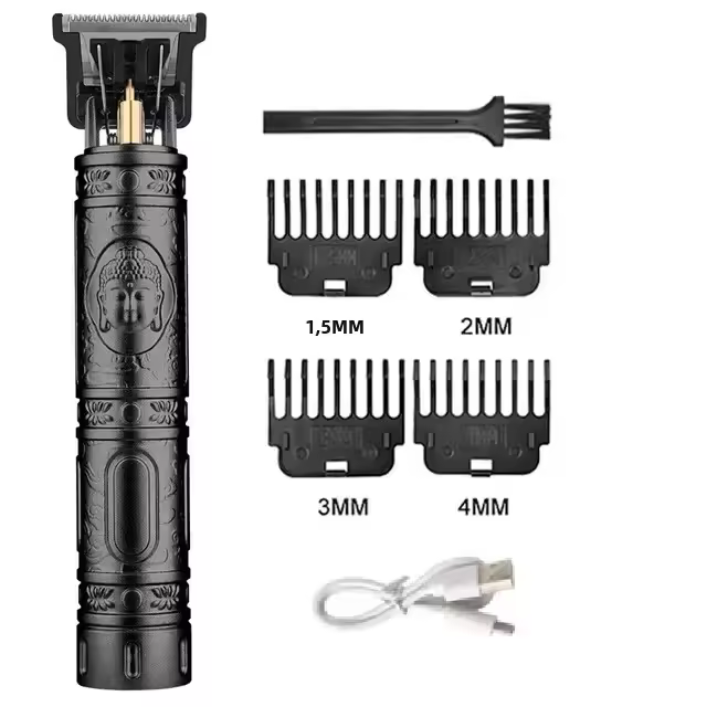 Afeitadora Eléctrica Retro T9 Para Hombres Recargable Multi Funcional Para Peluquero De Mascotas Universal Para Perros Y Gatos - 1