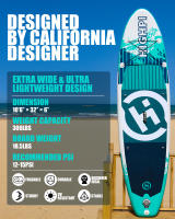DEVESSPORT Tabla de Paddle Surf Hinchable Highpi 10’6 Verde Todos Accesorios - details 2