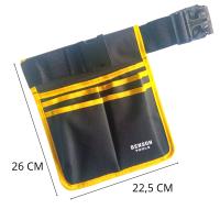 INTURÓN DE HERRAMIENTAS Profesional Ajustable | Bolsa para Trabajos de Bricolaje Electricidad Fontanería o Albañilería | Mochila Portátil que complementa a las Cajas de Herramientas o Maletines - details 4