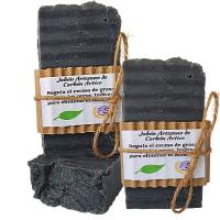 Jabón Artesanal de Carbón Activo. Natural. Piel Grasa. Acné. Pumarshop Cinnia Natura. Artesano. Hecho a Mano - details 4