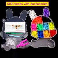 Herramientas De Artesanía DIY Para Niños Loom Bands De Goma Colorida Estilo Europeo Occidental Pulseras Tejidas En Máquina - details 9