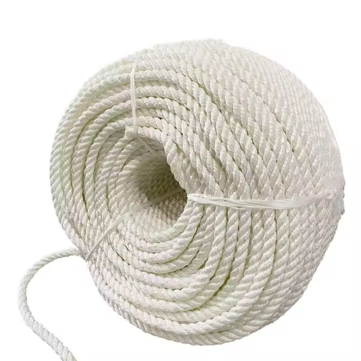 Cuerda blanca trenzada 8mm. Multifilamento para trincaje, amarre y decoración. Longitud a elegir | Suministros Castro - 1