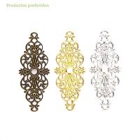 20/200Pcs Conector De Flor Filigrana Para Manualidades DIY Encantos De Joyería Acrílico Transparente Bails De Joyería - details 4