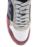 Emporio Armani Zapatillas Zapatos de Hombre Blanco Rojo X4X215 XL200 E487 - details 5