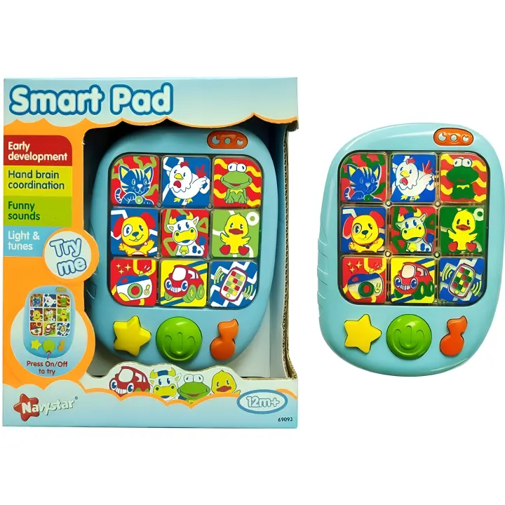 SMART PAD - Marca Navystar - Edad 12+ Meses - Tablet Infantil - 1