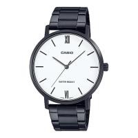 reloj clásico minimalista hombre Casio MTP-VT01B-7B 40mm baño de iones correa de acero - details 0