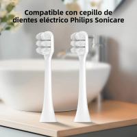 Cabezales De Cepillo De Dientes Suaves Ultra Para Philips Sonicare Para Dientes Y Gums Sensibles Con Cerdas De Nano Tamaño Compatible Con El Cepillo Eléctrico Philips Sonicare - details 0