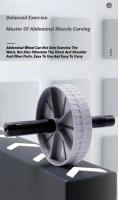 Rueda De Abdominales Fuerte Soporte De Carga Antideslizante Equipo De Ejercicio Muscular Fitness Entrenamiento En Casa Silencioso - details 1