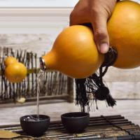 Gourd Hip Flasks Reutilizable De 100/250ml Con Tapa Resistente a Leaks Para Actividades Al Aire Libre Náuticas Y Viajes - details 5