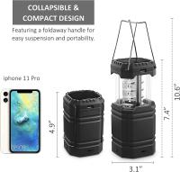 Luz de camping recargable, linterna de iluminación para Exterior, Luz de camping impermeable IPX4 para acampar, hacer senderismo, Rescate, Pesca y Cuevas - details 1