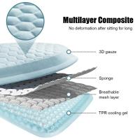 Cojín De Asiento De Gel Para Coche Almohadilla De Silla De Juego Transpirable Y Lavable Para Verano Alivio De La Calor Para Conductor - details 1