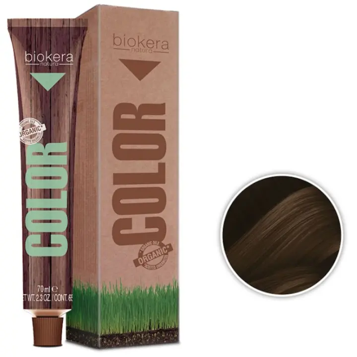 Castaño Claro 5. Salerm Biokera Tinte Natura Color Orgánico 70 ml ⭐⭐⭐⭐⭐ - 1