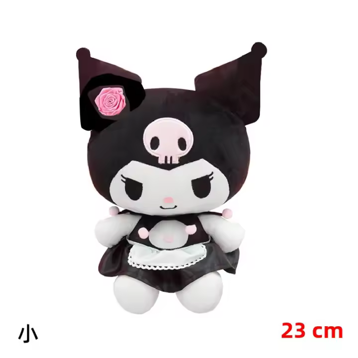 Muñeco De Peluche Sanrio Rose Kuromi Suave De Algodón PP Juguete Cojín Decorativo Para Niños Regalos De Navidad - 1