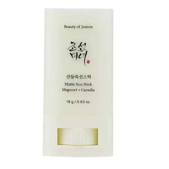 BEAUTY OF JOSEON MATTE SUN STICK MUGWORT + CAMELIA SPF50 + PA ++++ — oferta en Miravia