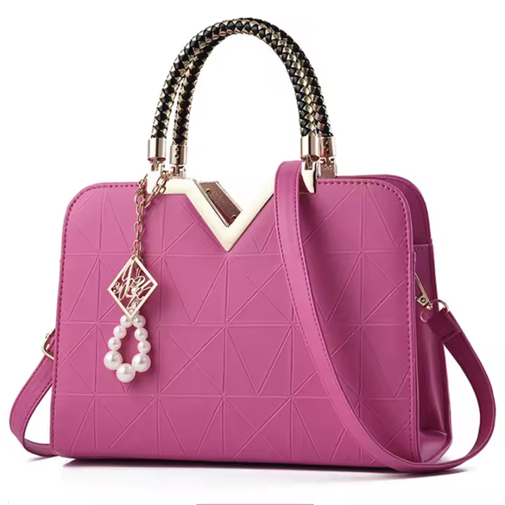 Nueva Bandolera Elegante De Verano Para Mujeres Cuero PU Móvil Zíper Bolso De Mano Moda Con Correa Hombro Fina Y Cruzada - 1