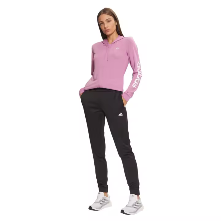Chandal Adidas Linear Negro Morado Ix1127 Mujer - 1