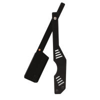 Afeitadora De Cuchillo Recto Para Hombres Porta Cuchillas Interchangeables De Acero Inoxidable Y Aluminio Para Eliminación De Pelo Sin Cuchilla - details 4
