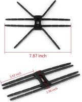 Soporte portátil de araña flexible para teléfonos móviles, soporte para iPod iPhone 4/4S/5/5S/6, Samsung Galaxy, Android, MP4, Dos pinzas (Negro) - details 0