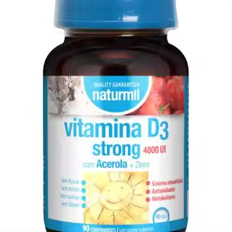 Naturmil Vitamina D3 Strong 4000 Ui 90 Comprimidos - 1