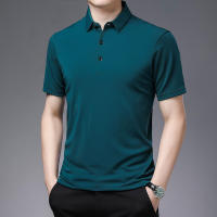 Camisa Polo De Verano Para Hombres 2024 Color Sólido Estilo Casual Comodidad Y Transpirabilidad Alta Calidad Polyester - details 10