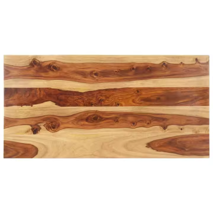 vidaXL Tablero de mesa madera maciza de acacia 25-27 mm 60x100 cm - 1