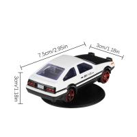 Modelo De Coche De Aleación Initial D Toyota AE86 Juguete De Metal Para Niños Regalos De Exquisita Trabajo Con Tofu Fujiwara - details 12